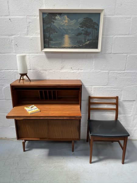 Vintage 1960s Teak Bureau by Robert Heritage for Beaver Tapley 