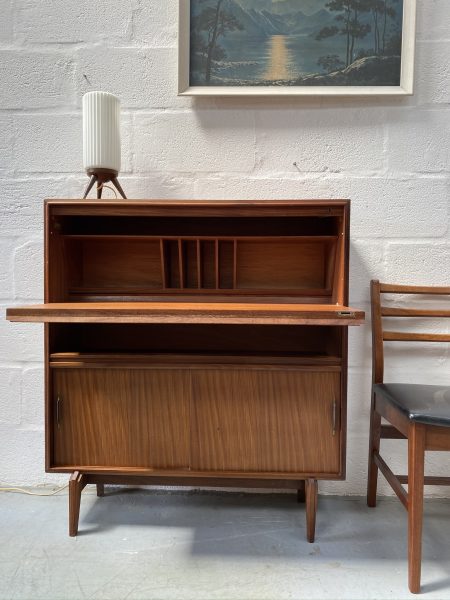 Vintage 1960s Teak Bureau by Robert Heritage for Beaver Tapley 