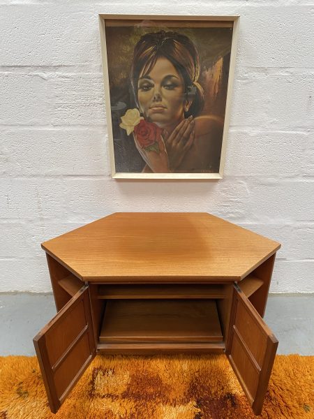 Retro Vintage Nathan Furniture TV Unit 1970s / 1980s