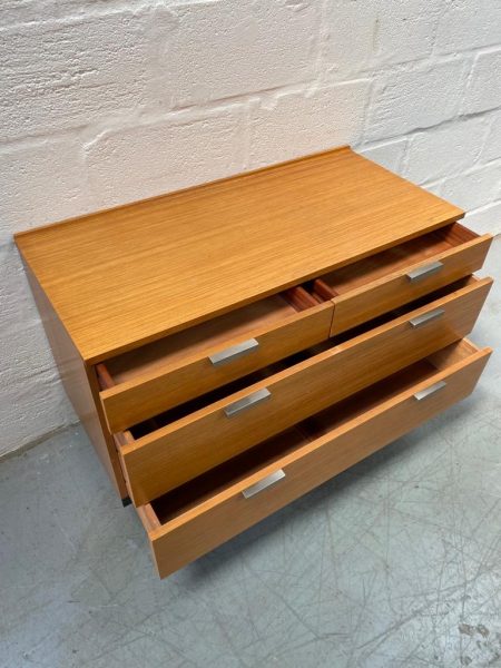Mid Century 1960s Stag 'Fineline' Chest of Drawers by John & Slyvia Reid