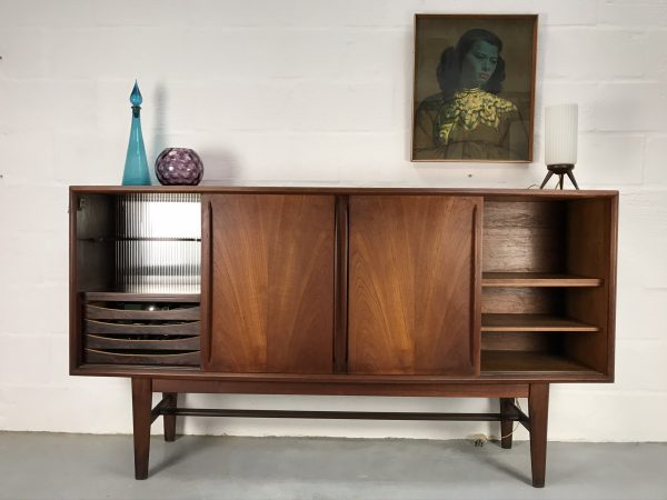 Mid Century Arne Vodder for H P Hansen Vintage Danish Sideboard 
