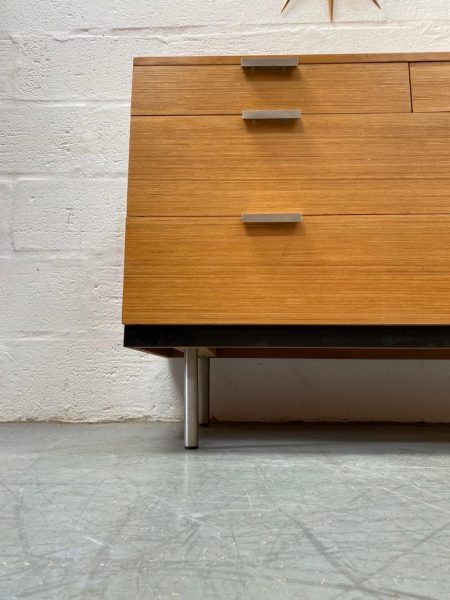 Mid Century 1960s Stag 'Fineline' Chest of Drawers by John & Slyvia Reid
