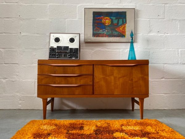 Vintage Teak Small Sideboard by Elliots of Newbury