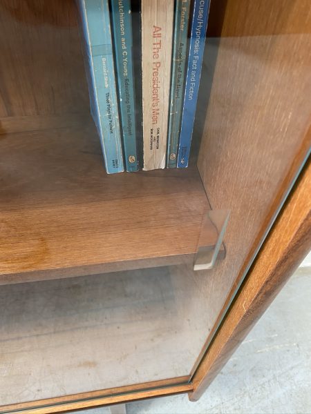 Mid Century Vintage Bookcase / Display Cabinet 