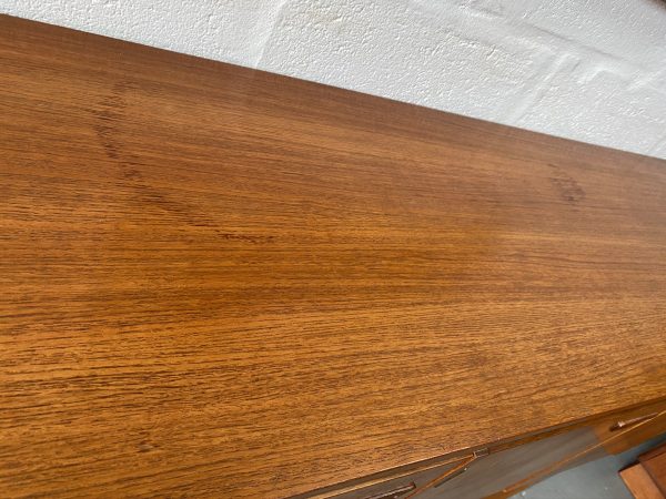 Vintage Mid Century 1960s Teak Sideboard by British Maker Castle