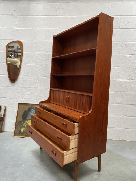 Vintage Mid Century Danish Secretaire By Johannes Sorth For Bornholms Møbelfabrik 1960s 