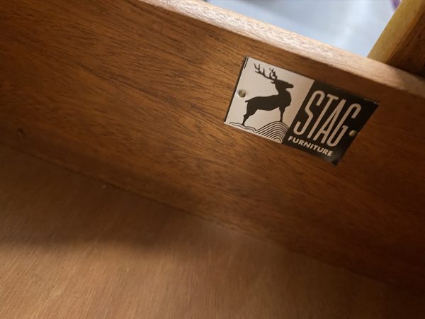 1970s Vintage Retro STAG Teak Chest of 8 Drawers