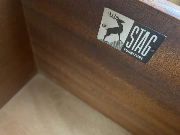 Stag 'Fineline' Range Tallboy Chest of Drawers Designed by John & Sylvia Reid, 1960's