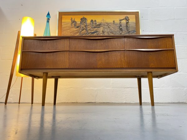 Vintage Mid Century Austinsuite Chest of Drawers / Sideboard