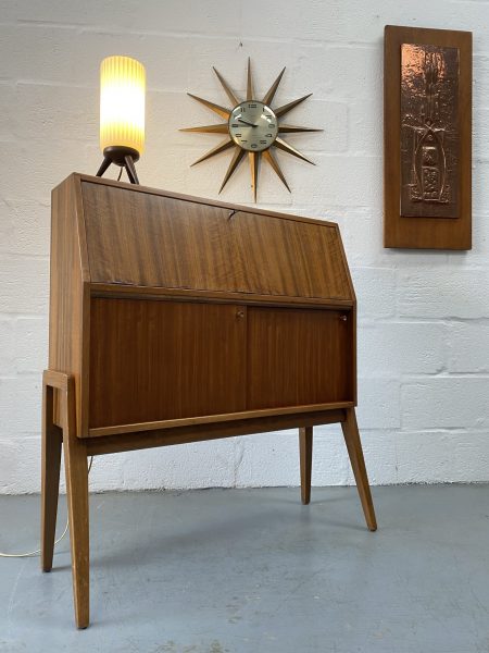 Mid Century Vintage Bureau / Writing Desk by Greaves & Thomas