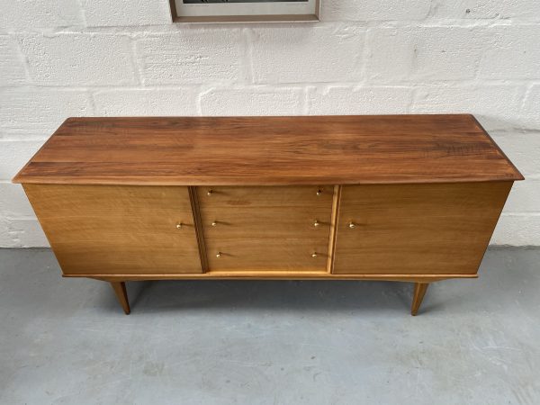 1950s Mid Century Walnut Sideboard by Alfred Cox