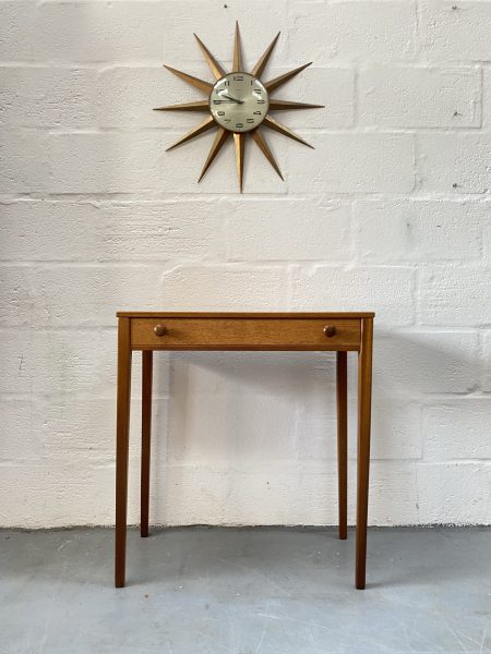 Vintage Mid Century Teak Console Table / Hall Table