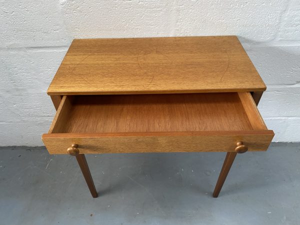Vintage Mid Century Teak Console Table / Hall Table