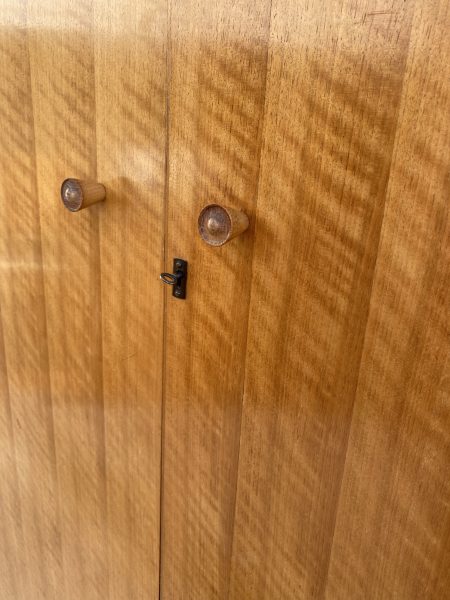 Vintage 1950s Mid Century Alfred Cox Double Wardrobe