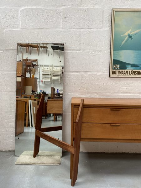 Mid Century Vintage Walnut Dressing Chest / Sideboard