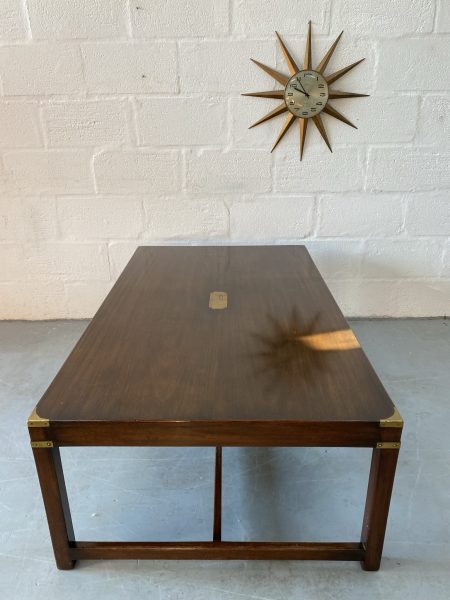 Vintage Campaign Style Large Coffee Table